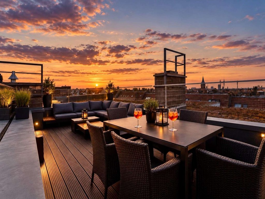 Ki-Visualisierung Dachterrasse