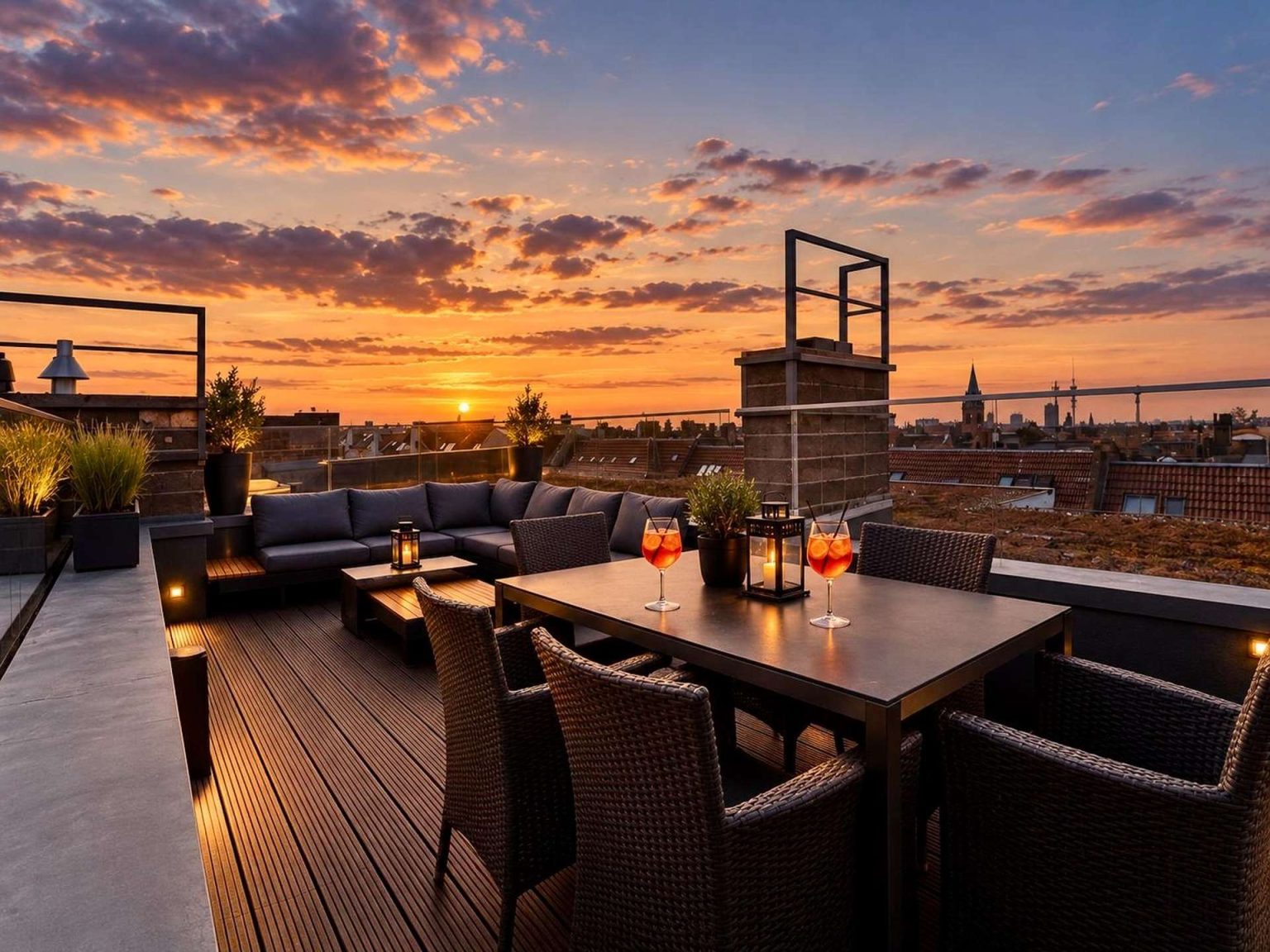 Ki-Visualisierung Dachterrasse